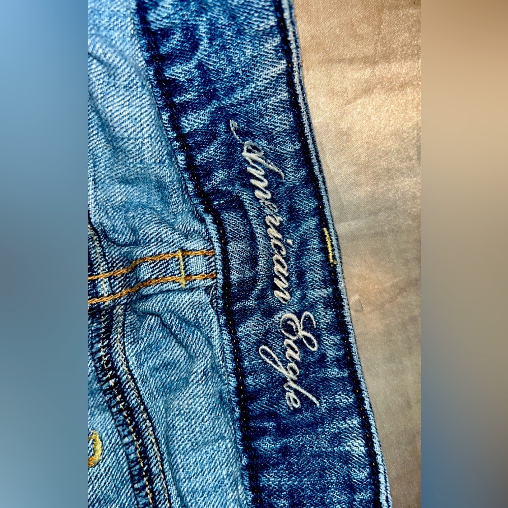 stunningly glorious jean shorts , AE glitter shorties 🤍